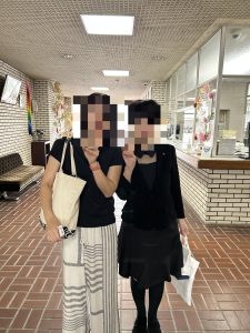 校長先生とあっこの2ショット